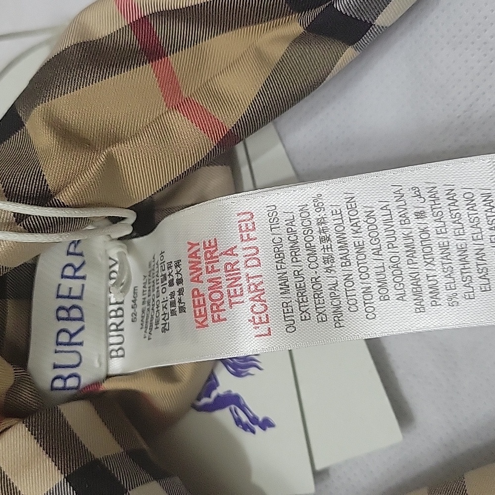 BUBERRY SOFT KNOT HEADBAND NWT NOVA CHECK - Picture 5 of 7